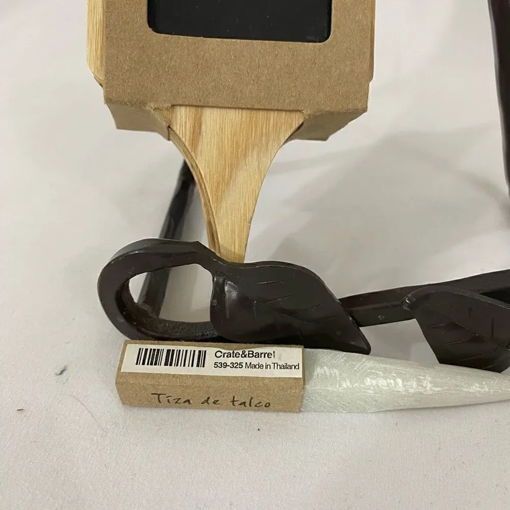 NWT Crate & Barrel Charcuterie Chalkboard Cheese Markers